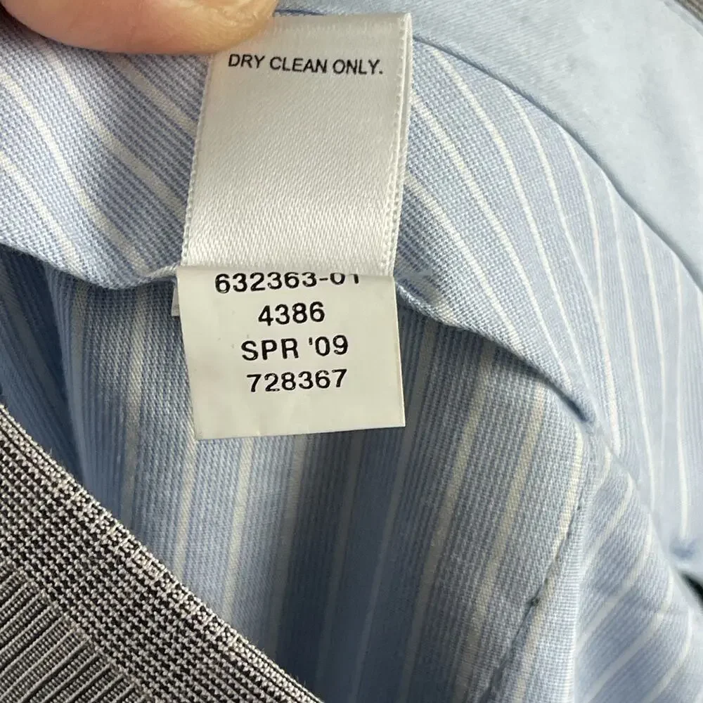 Banana Republic Pants Mens 33/34‎ Gray Glen Check Modern Fit Cotton Career NEW